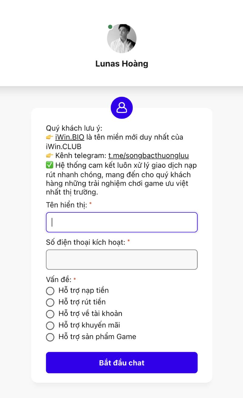 Live Chat – Trò Chuyện Trực Tiếp